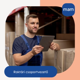 Raktári csoportvezető